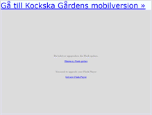 Tablet Screenshot of kockskagarden.se